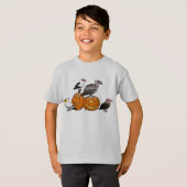T-shirt Vautours de Halloween (Devant entier)