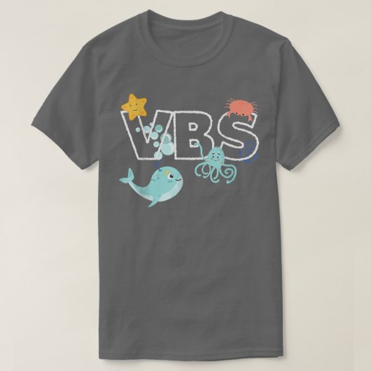 T-shirt VBS Crew Summer Vacation Bible School Funny Ocean  (Design devant)