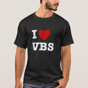 T-shirt VBS I love Vacances Bible School Christian VBS Chu