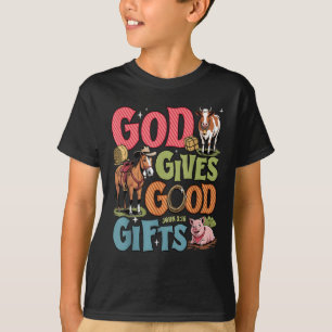 T-shirt Vbs Yee Haw 2025 Ferme Animale École Biblique de V
