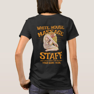 T-SHIRT VD MST ROUGE COLLIER CAMION RESTO SALON MASSAGE JE