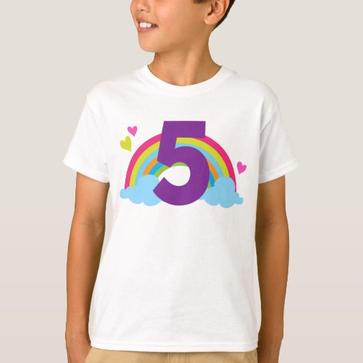 T-shirt Ve anniversaire des petites filles (Devant)