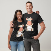 T-shirt Veau de vache bébé avec couches (Unisexe)