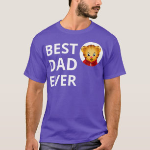 T-shirt Vebyhogh Daniel Tiger Meilleur papa Jamais Pères