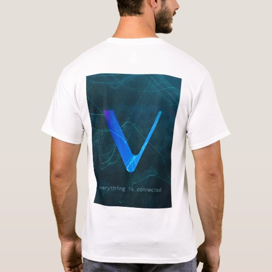 T-shirt VeChain - Tout est connecté (Dos)