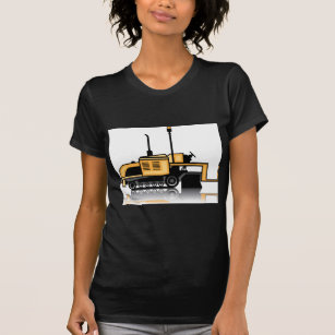 T-shirt Vecteur de machine à paver d'asphalte