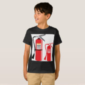 T-shirt Vecteur d'extincteur (Devant entier)