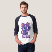 T-shirt Vector Art Anime Violet (Devant entier)