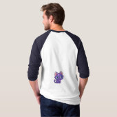 T-shirt Vector Art Anime Violet (Dos entier)
