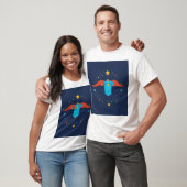 T-shirt vector illustratie (Unisex)