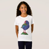 T-Shirt Vector takahe New Zealand Bird (Devant entier)