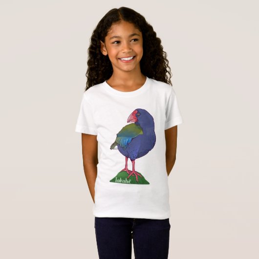 T-Shirt Vector takahe New Zealand Bird (Devant entier)