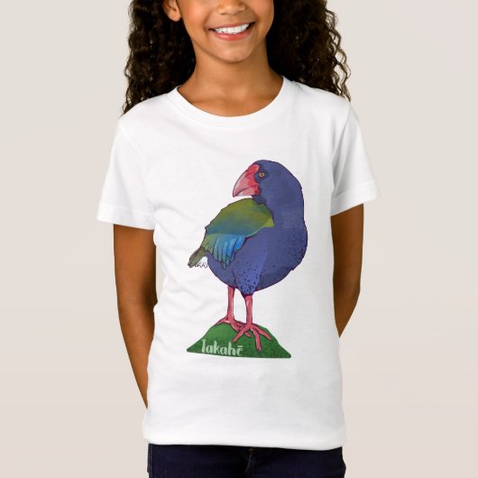 T-Shirt Vector takahe New Zealand Bird (Devant)