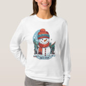 T-shirt vectoriel Snowman (Devant)