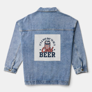 T-shirt vectoriel vintage de bière froide patrioti