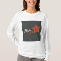 Vedette de Rock Étoile Rouge en Distress