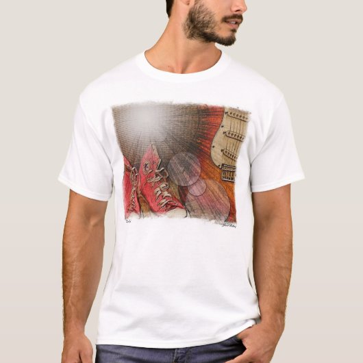 T-shirt Vedette du rock (Devant)