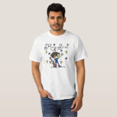 T-shirt Vedette du rock de brune (Devant entier)