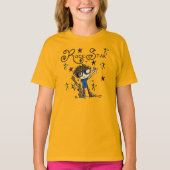 T-shirt Vedette du rock de brune (Devant)