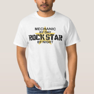 T-shirt Vedette du rock de mécanicien par nuit