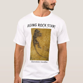 T-SHIRT VEDETTE DU ROCK VIEILLISSANTE !