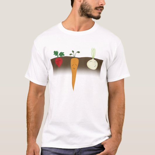T-shirt Veg heureux (Devant)