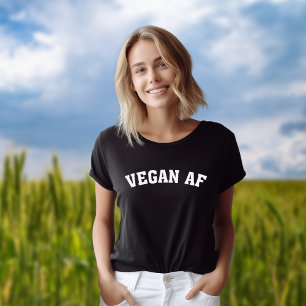 T-shirt Vegan AF Minimaliste