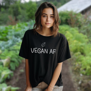T-shirt Vegan AF Minimaliste