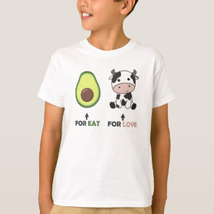 T-shirt Vegan Amoureux des animaux Vegan Avocado Alimentat