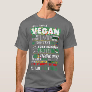 T-shirt Vegan Athlete Vegetable Légumes Lover Basé Plante