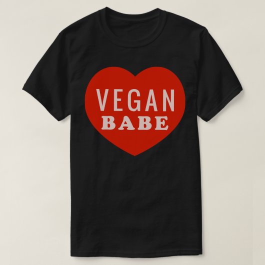 T-shirt Vegan Babe (Design devant)