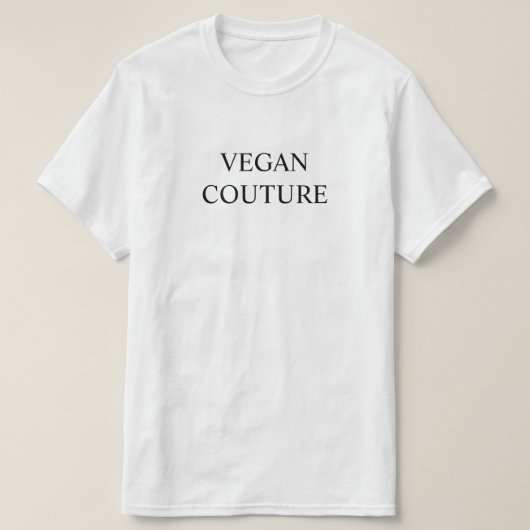 T-shirt Vegan Couture (Design devant)