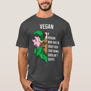 T-shirt Vegan Definition Quote Animals Shouldn't Suffer Ve