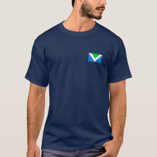 T-SHIRT VEGAN FLAG VEGANISME V