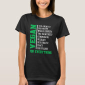 T-shirt Vegan For Everything (Devant)