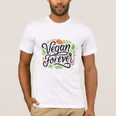 T-shirt Vegan Forever (Devant)