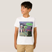 T-shirt Végan Fou de l'Espace (Devant entier)
