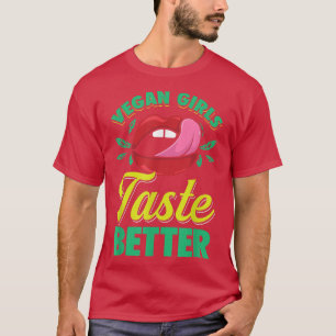 T-shirt Vegan Girls Taste Better Veggie 