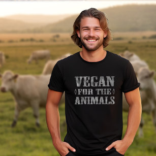 T-shirt Vegan Gris Foil Pour Les Animaux (unisex), Activis