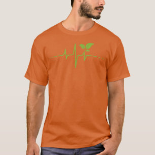 T-shirt Vegan Heartbeat Vegan Tee Don pour Plan végétarien