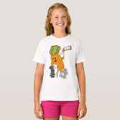 T-shirt Vegan Ice Hockey (Devant entier)