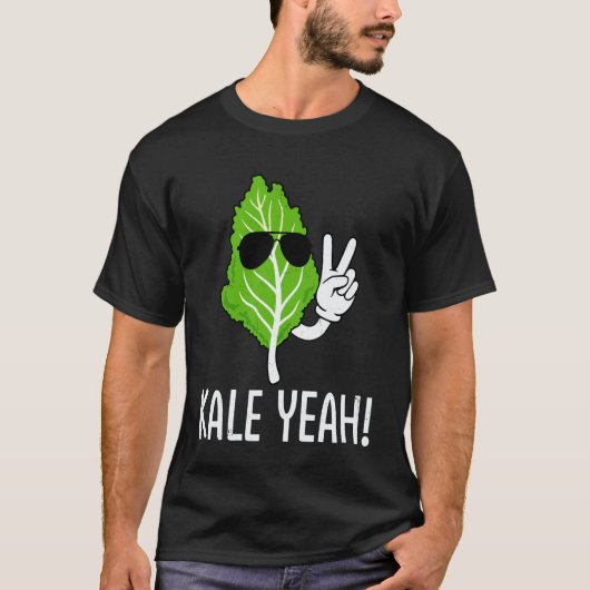 T-shirt Vegan - Kale Yeah (Devant)