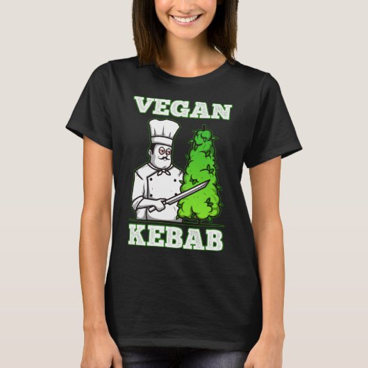 T-shirt Vegan Kebab Weed (Devant)