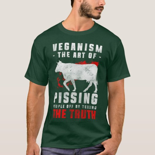T-shirt Vegan Lifestyle Attitude Food funny (Devant)