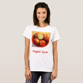 T-shirt Vegan Love (Devant entier)
