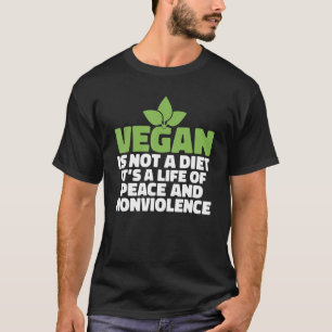 T-shirt Vegan N'Est Pas Un Régime Alimentaire C'Est Une Vi
