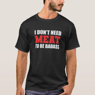T-shirt Vegan pas besoin de viande