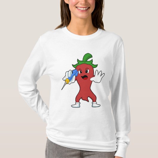 T-shirt Vegan Pepper at Darts (Devant)