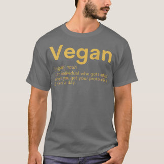 T-shirt Vegan Plant Based Diet Dino Végétarian Nature Herb