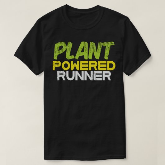 T-shirt Végan Plante Powered Runner (Design devant)
